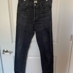 Citizens Of Humanity Dark Gray Straight Jeans